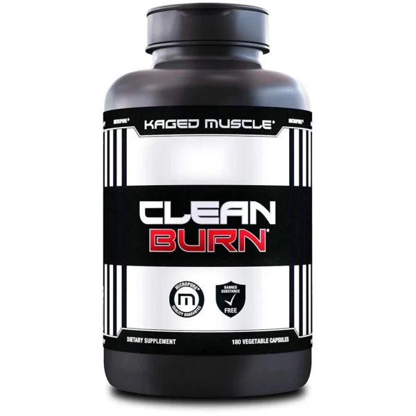 Kaged Muscle | Clean Burn | Non-Stim Fat Burner | 180 Capsules
