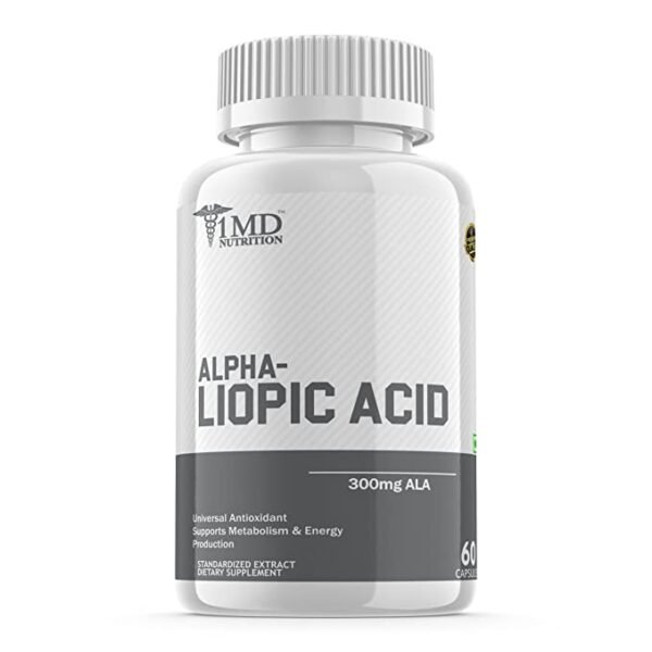 1MD Nutrition Alpha Liopic Acid 300 mg - 60 Capsules