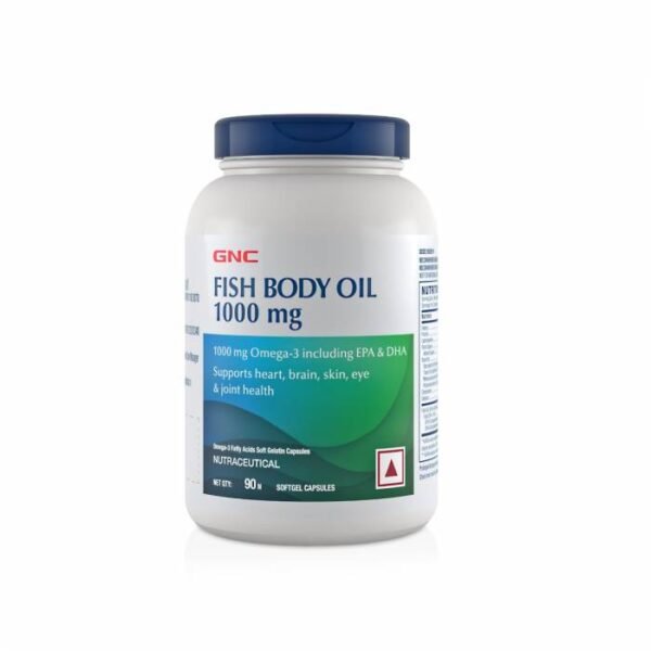 GNC | Fish Body Oil 1000 MG | Omega 3 | 90 Softgels