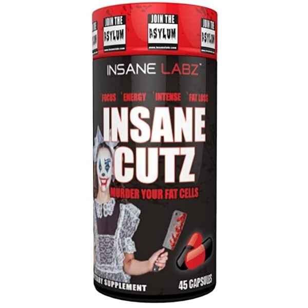 Insane Labz | Insane Cutz | Intense Fat Burner for Men and Women | 45 Capsules