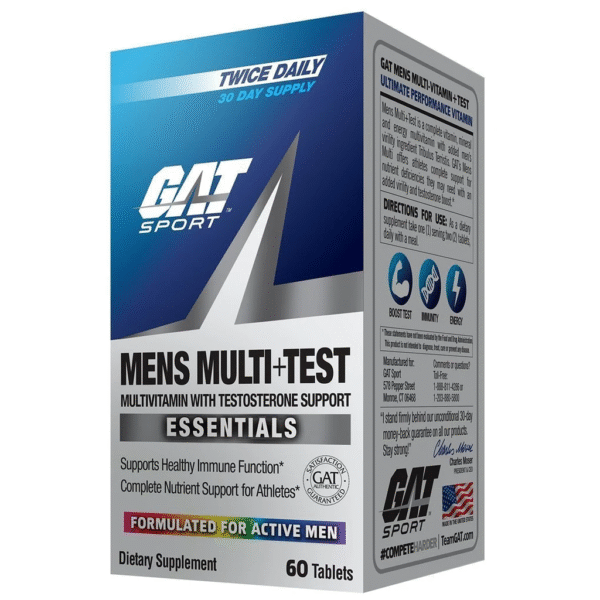 GAT Sport | Men's Multi + Test | Multivitamin with Testo Booster Tablets