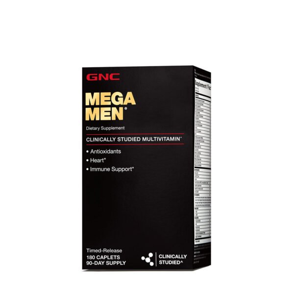 GNC Mega Men Multivitamin - 180 Caplets ( Imported- USA )