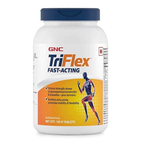GNC | Triflex | Supports Joint Mobility and Flexibility | 120 Caplets
