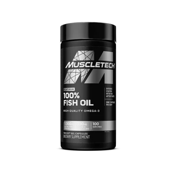 MuscleTech Fish Oil Omega-3 - 100 Softgels ( Imported-USA )