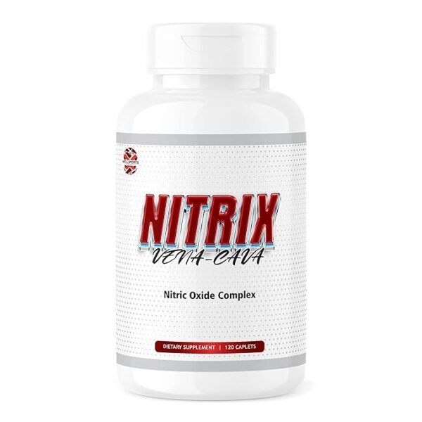 Wellsports | Nitrix Vena-Cava | Nitrix Oxide Booster | Endurance &Vascularity | L Arginine & L Citrulline 2000mg -120 Caplets