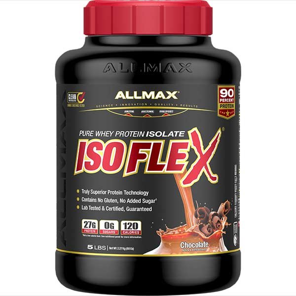 Allmax Nutrition | Isoflex | Whey Protein Isolate | 27g Protein | 5 lbs
