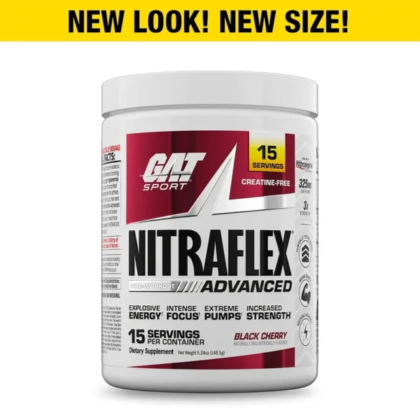 GAT Nitraflex | Advanced Pre-Workout | 15 Servings