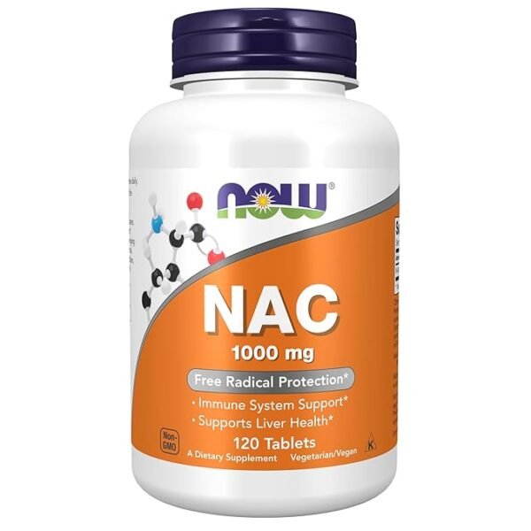 Now Foods NAC 1000mg - 120 Tablets