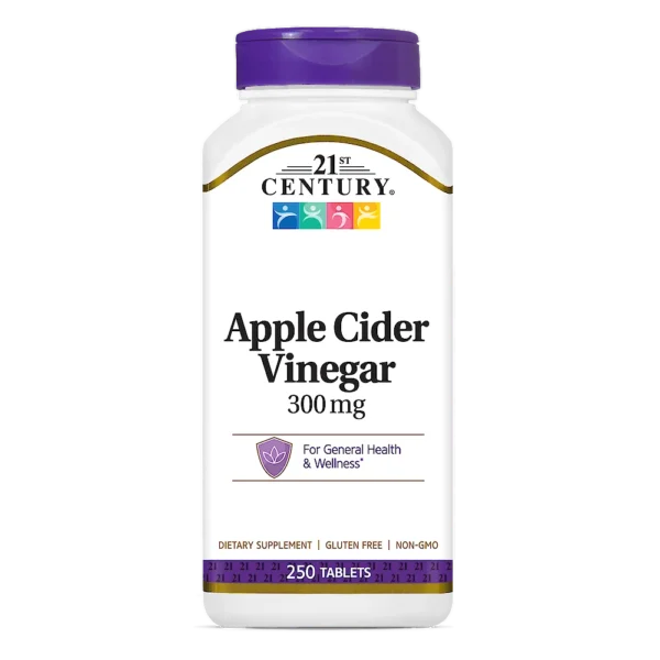 21st Century Apple Cider Vineger 300mg - 250 Tablets