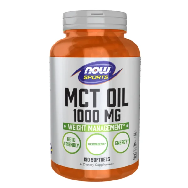Now Foods | MCT Oil 1000MG | Weight Management | 150 Softgels