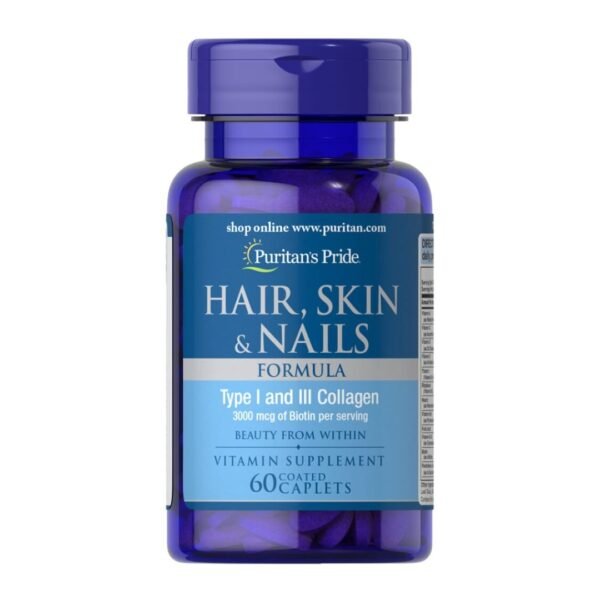 Puritan's Pride | Hair, Skin & Nails Formula | 60 Caplets