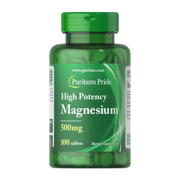 Puritan's Pride | Magnesium 500MG | 100 Tablets