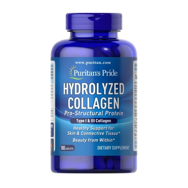 Puritan's Pride | Hydrolyzed Collagen 1000MG | 180 Caplets