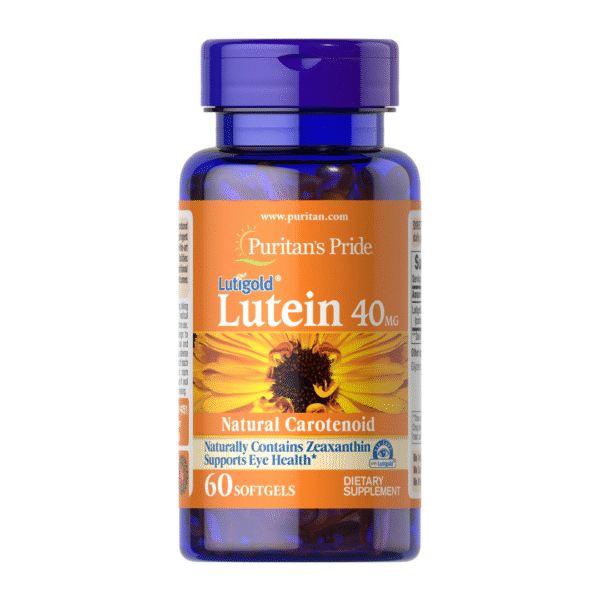 Puritan's Pride | Lutein 40MG with Zeaxanthin | 60 Softgels