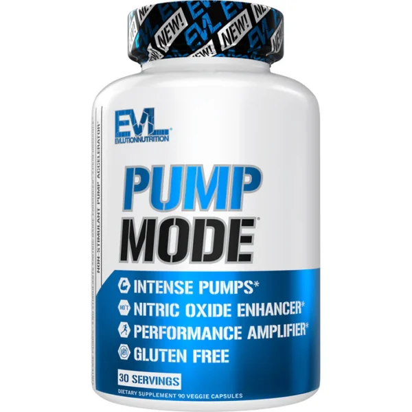 EVLution Nutrition | Pump Mode | 90 Veggie Capsules