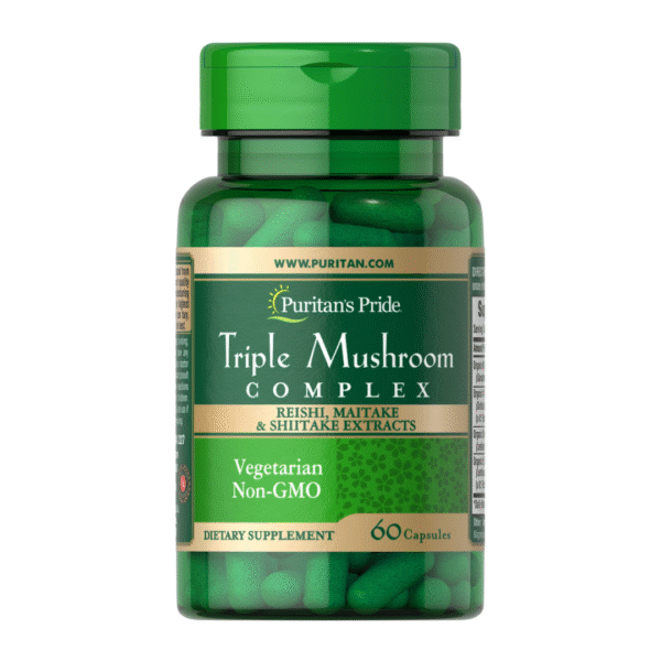 Puritan's Pride | Triple Mushroom Complex | 60 Capsules