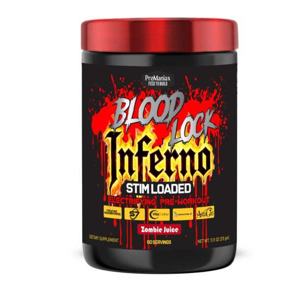 Promaniax | Blood Lock Inferno Pre-Workout | 60 Servings
